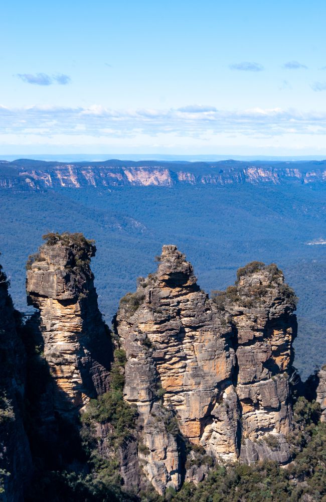 Scenic view of the Three Sisters in the Blue Mountains, highlighting things to do in Sydney on Sydney Lovers Scenic view of the Three Sisters in the Blue Mountains, highlighting things to do in Sydney on Sydney Lovers.